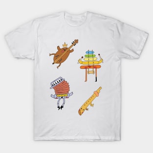 Funny Music Instrument Art, Music Instrument, T-Shirt